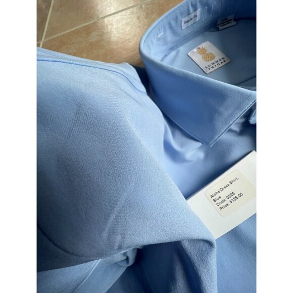 SUMMER FRIDAY Regular Fit Aloha Dress Shirt‎ Blue Men sizeXXL - Picture 10 of 11
